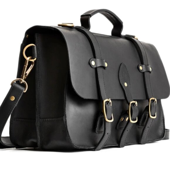 PORTLAND LEATHER GOODS | Classic XL Messenger Bag *BRAND NEW* - Picture 3 of 16